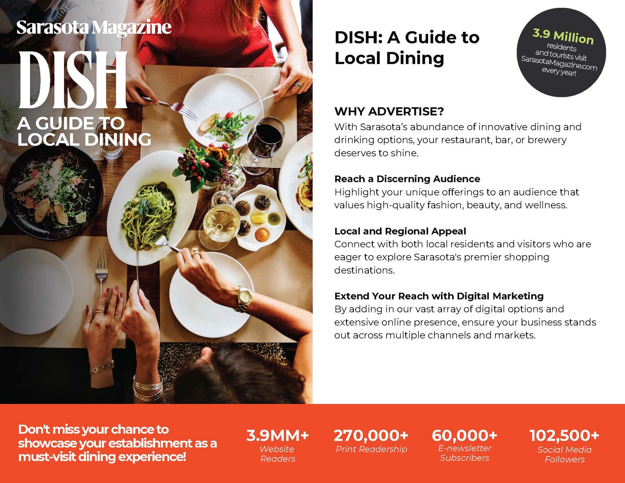 Sarasota Magazine - Dining Guide Sell Sheet 2026 (V2)_Page_1