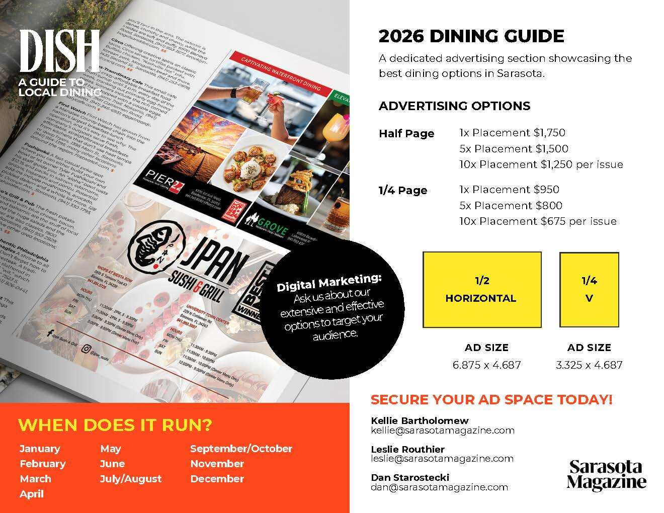 Sarasota Magazine - Dining Guide Sell Sheet 2026 (V2)_Page_2